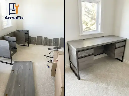 Montaje de escritorio en Málaga
